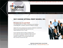 Tablet Screenshot of optimalprintsource.com